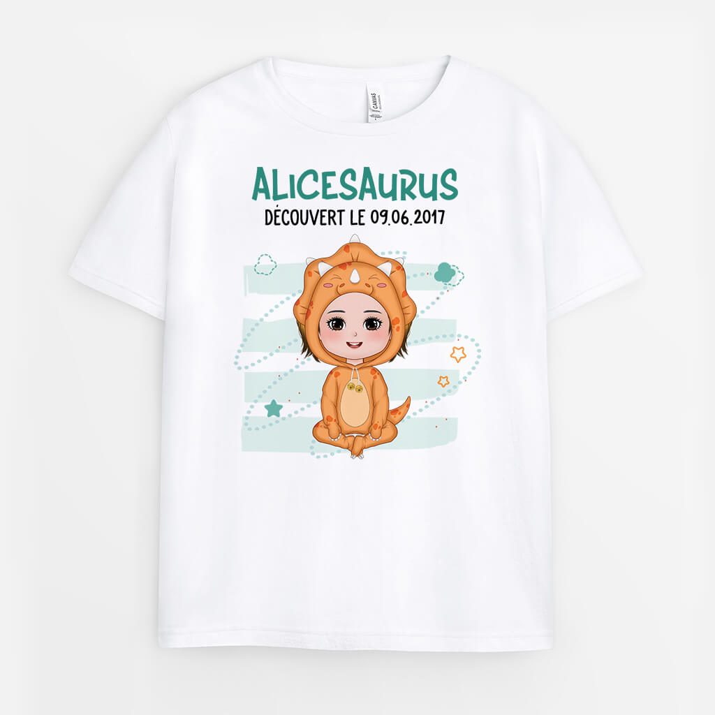 Emmasaurus Découverte - Cadeau Personnalisé | T-shirt Pour Enfant