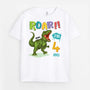 2677AFR1 roar jai 4 ans t shirt personnalise pour enfant