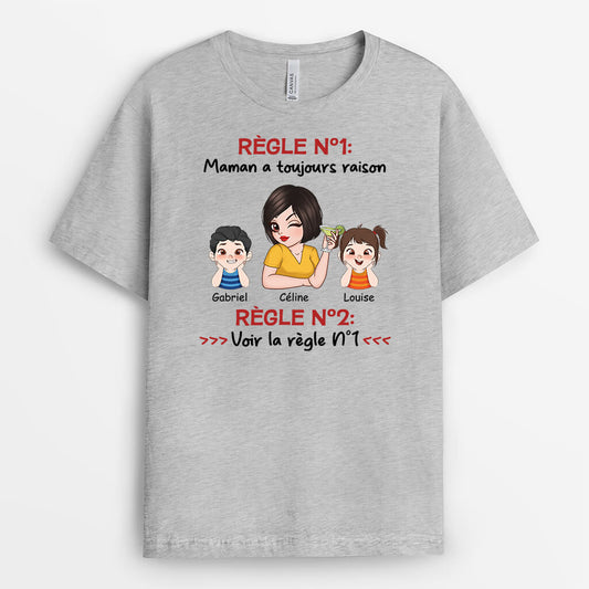 2719AFR2 maman a toujours raison t shirt maman personnalise_e8618787 6358 40a0 8e6c 11bb37869b4b