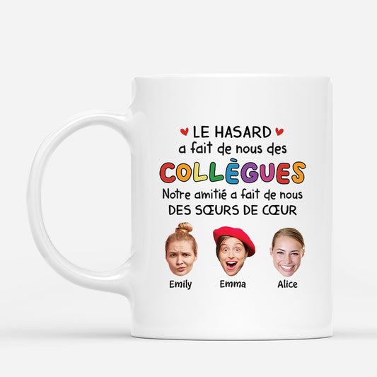 2727MFR1 le hasard a fait de nous des collegues version soeurs de coeur mug personnalise collegue_52bac18a e24d 4dca 8636 885b3698cfd6