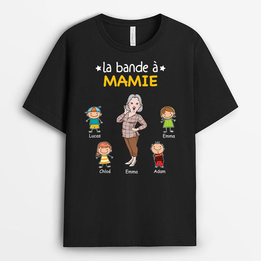 2730AFR1 la bande de mamie qui danse avec dessin des petits enfants t shirt pour mamie original_f9a8bb83 a65c 466e aa6d 2b42f634b0f0