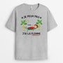 2737AFR2 jai la flemme version femme  t shirt femme personnalise humour