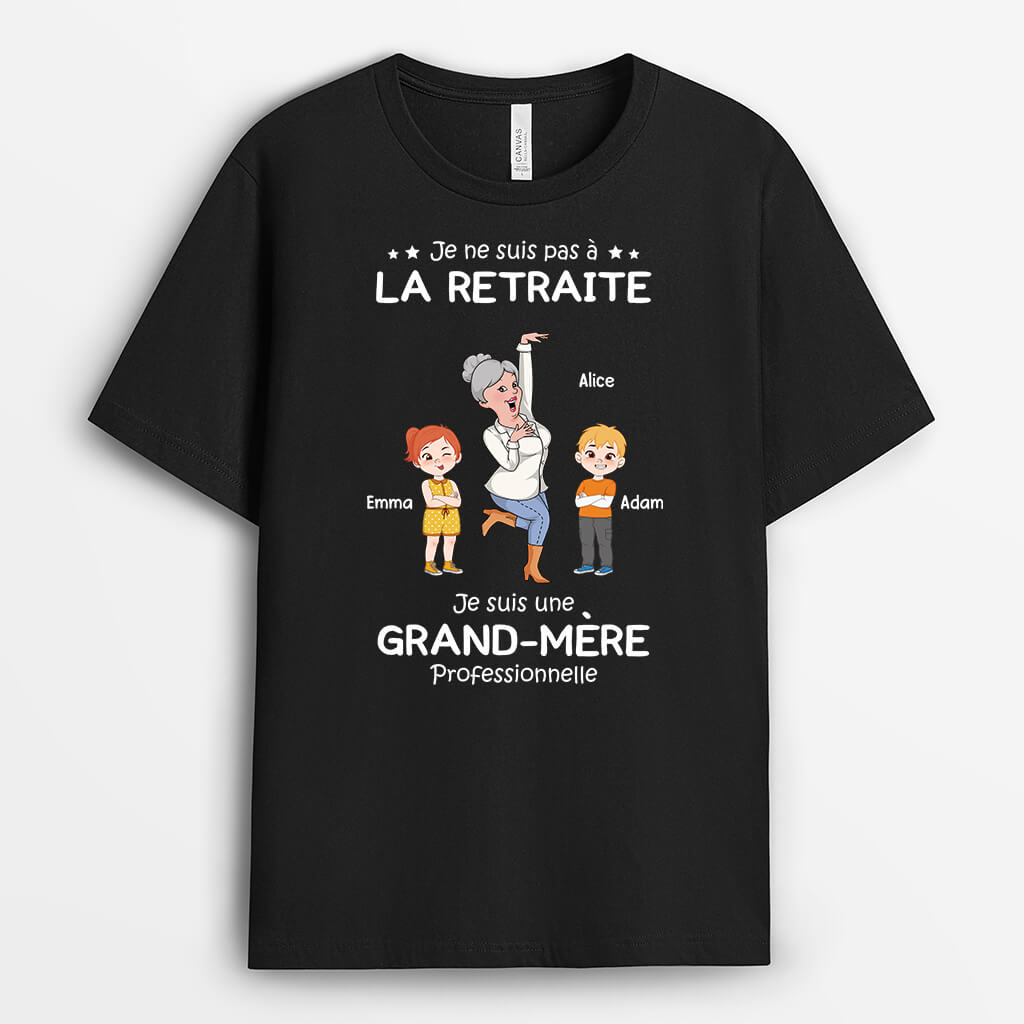 Je Suis Une Mamie Professionnelle Qui Danse - Cadeau Personnalisé | T-shirt Pour Mamie