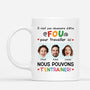2742MFR1 il nest pas necessaire detre fou pour travailler ici avec visages mug personnalise pour collegue_461f7ab5 0f49 44c8 a86f 3e0ef0eed56d