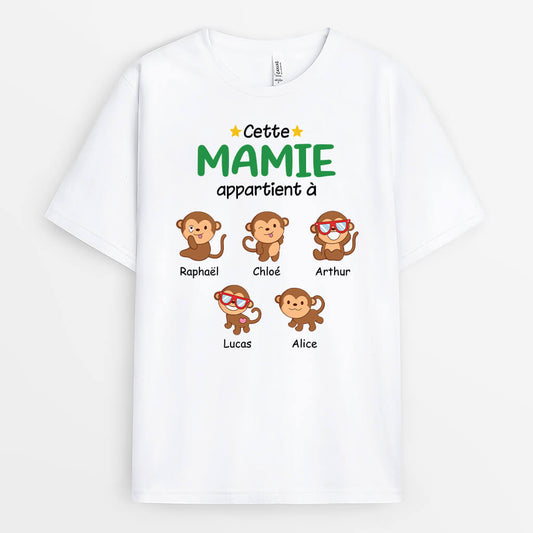 2743AFR1 cette maman appartient a version singes t shirt maman personnalise_53afac32 d525 424a b4d6 17a3639875b0