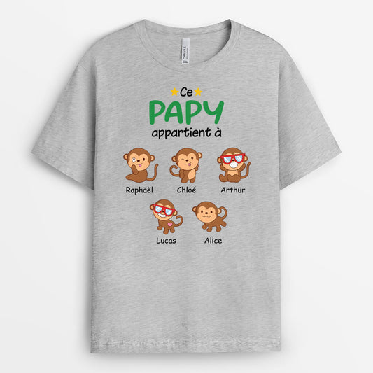 2743AFR2 cette maman appartient a version singes t shirt maman personnalise_bb27c382 f2c8 433e bd31 f34002de12ca