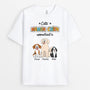 2755AFR1 cette maman chien ce papa chien appartient a version couleurs dautomne t shirt avec chien original
