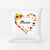 Maman/Mamie Coeur Version Tournesol - Cadeau Personnalisé | Coussin Pour Femme