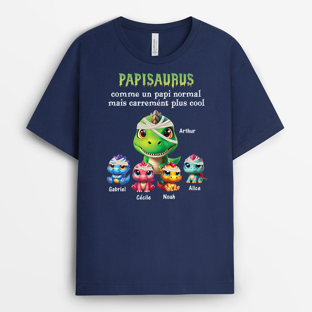 2779AFR2 mamiesaurus comme normal mais plus geniale tee shirt pour mamie personnalise