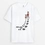 2784AFR1 maman papa chien qui danse t shirt personnalise chien
