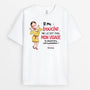 2789AFR1 si ma bouche ne le dit pas avec visage t shirt femme humour