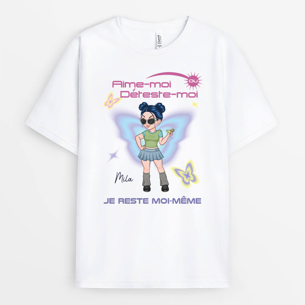 Aime-Moi Ou Déteste-Moi - Cadeau Personnalisé | T-shirt Pour Femme