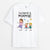 La Bande À Mamie Version Dessin Au Crayon De Couleur - Cadeau Personnalisé | T-shirt Pour Mamie