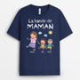 2793AFR2 la bande a papy version dessin au crayon de couleur sombre t shirt grand pere personnalise