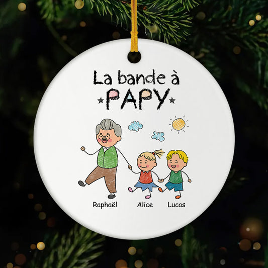 2793OFR1 ornement ceramique personnalise_ homme la bande a papy dessin crayon 2793o3l8b