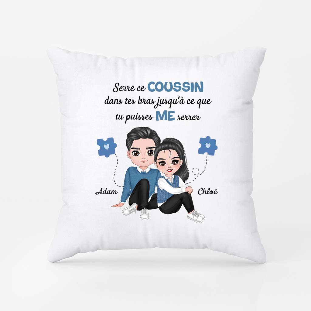 Jusqu'à Ce Que Tu Puisses Me Serrer - Cadeau Personnalisé | Coussin Pour Couple