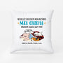 2827PFR2 mes chiens etaient assis sur moi coussin motif chien personnalise