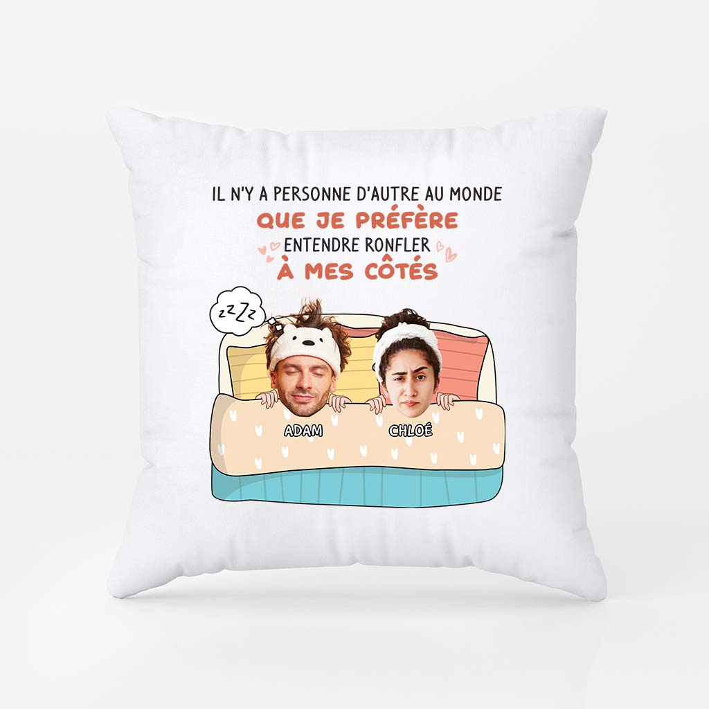 Il N'Y A Personne d'Autre Au Monde - Cadeau Personnalisé | Coussin Pour Couple