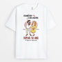 2846AFR1 notre amour toujours aussi fort avec humour t shirt personnalise couple