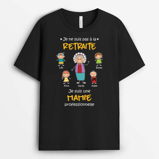 2847AFR1 je ne suis pas a la retraite version mamie maman t shirt pour mamie_a87c851d 699e 4d50 8ded 1b1c3395ea0c