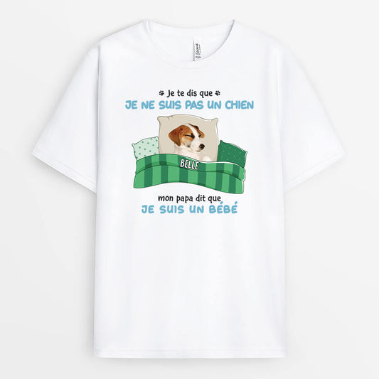 2853AFR1 je te dis que je ne suis pas un chien t shirt personnalise avec chien_b3366198 0896 4122 8d3d 7d3ebb25e374