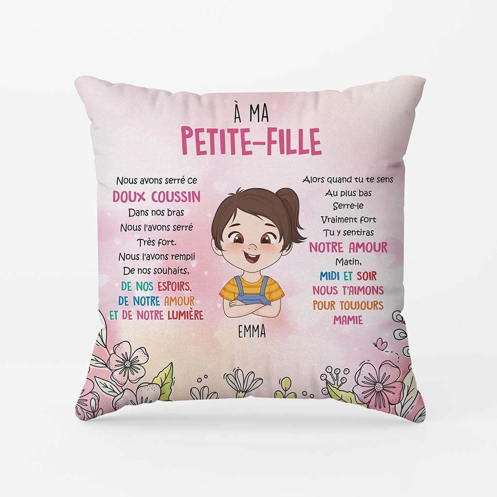 Nous Avons Serré Ce Doux Coussin Dans Nos Bras - Cadeau Personnalisé | Coussin Pour Enfant