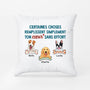 2865PFR1 certaines choses remplissent simplement ton coeur version chiens coussin chien personnalisable