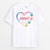 Mamie Avec Empreintes De Main Colorées - Cadeau Personnalisé | T-shirt Pour Mamie