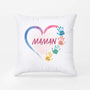 2869PFR21 mamie avec empreintes de main colorees coussin personnalise pour mamie1