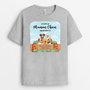 2875AFR2 ce papa chien appartient a version cloture bois t shirt personnalise avec chien