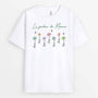 2877AFR1 le jardin de mamie version dessin t shirt mamie personnalisable