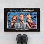 2908DFR1 revenez avec un mandat paillasson humour pour famille