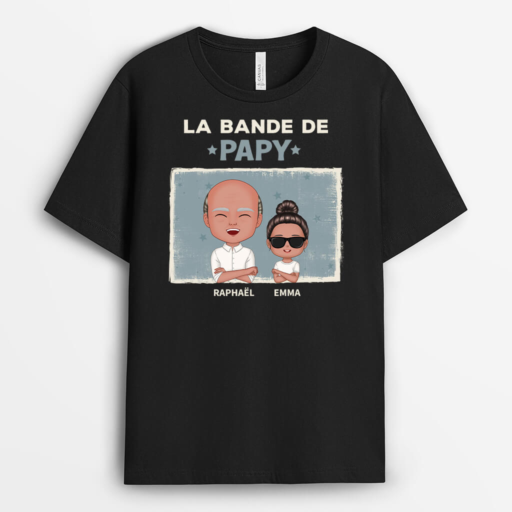 La Bande De Papa Cool Avec Lunettes De Soleil - Cadeau Personnalisé | T-shirt Pour Papa