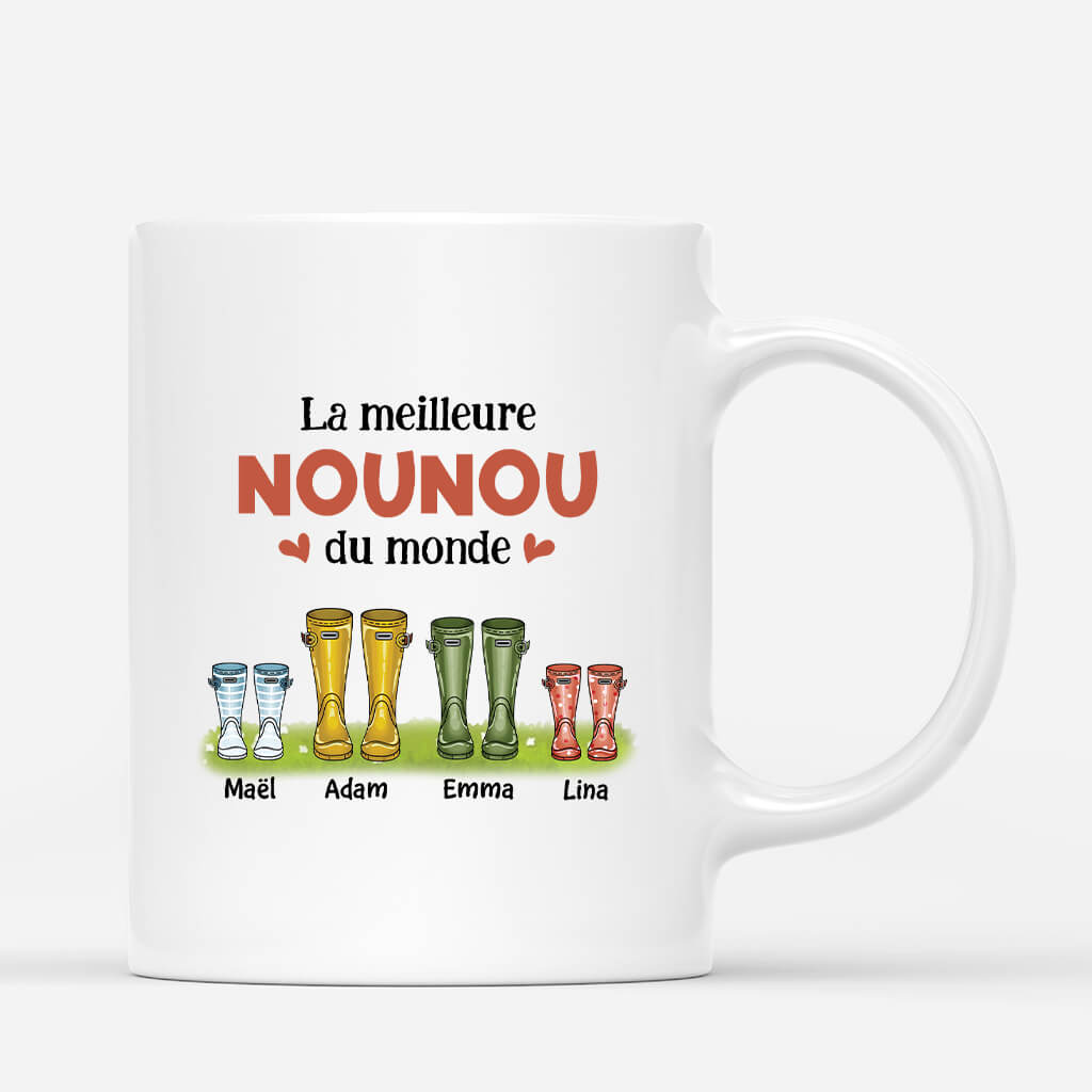 La Merveilleuse Nounou Du Monde - Cadeau Personnalisé | Mug Pour Nounou