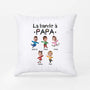 2961PFR1 la bande a papy version noel avec visages coussin papy personnalise pour noel