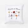 2966PFR2 le jardin de mamie florale coussin mamie original
