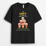 2981AFR1 ce papy appartient a version sapin de biscuits t shirt papy personnalisable