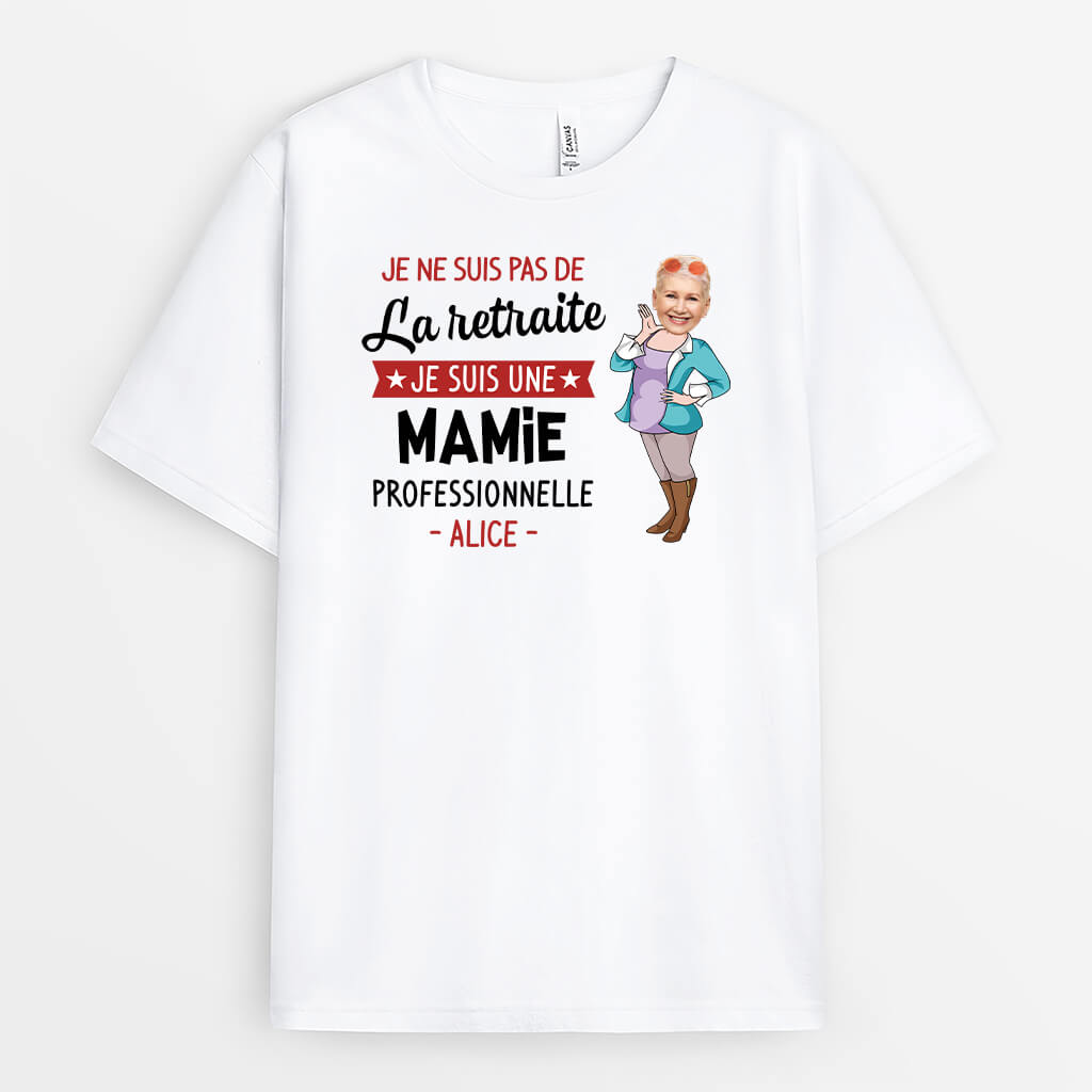 Je Suis Une Grand-Mère Professionnelle Qui Danse - Cadeau Personnalisé | T-shirt Pour Mamie