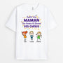 3000AFR1 juste une maman des annees 80 elevant ses cheris t shirt personnalise pour maman