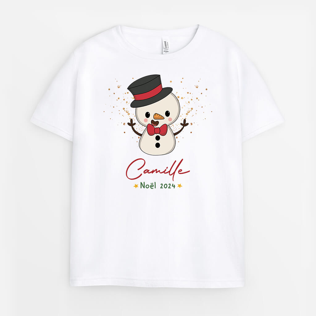 Lutin De Noel - Cadeau Personnalisé | T-shirt Pour Enfant