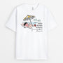 3015AFR1 liberee delivree retraitee version plage t shirt retraite femme personnalise