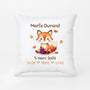 3019PFR1 enfant renard et ses informations coussin pour enfant personnalise
