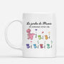 3031MFR1 le jardin de mamie maman dinosaure mug personnalisable 3031m8p5a