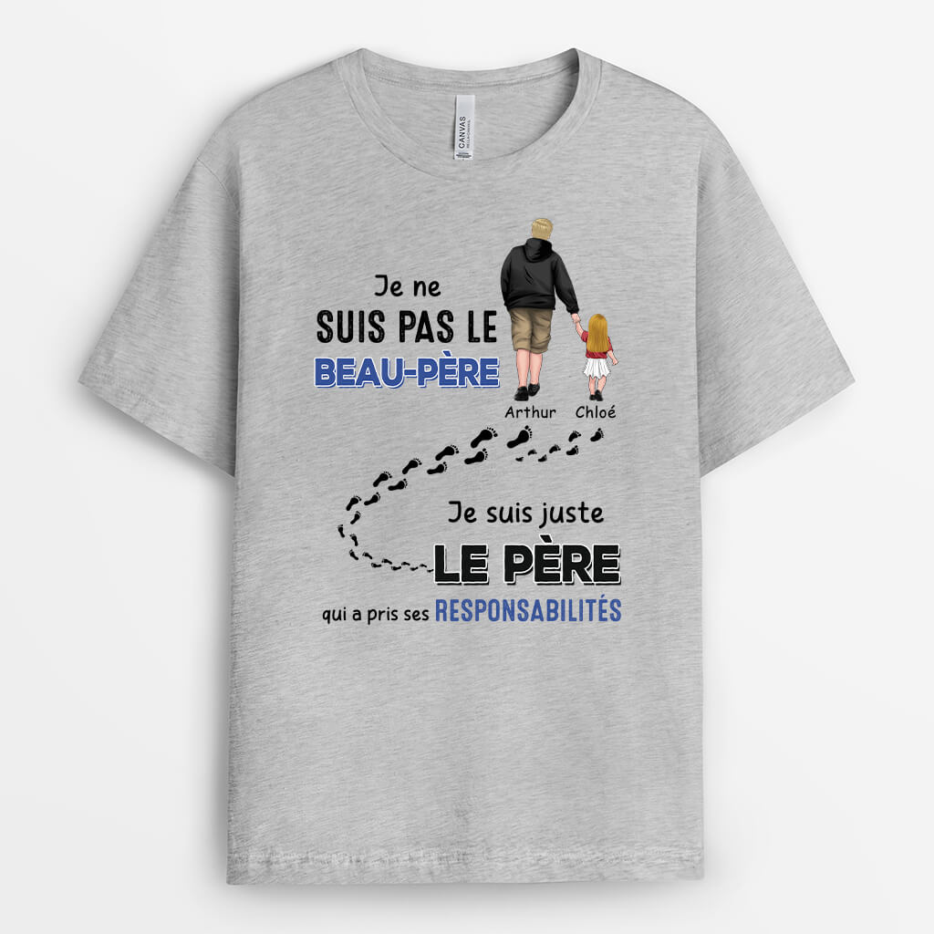 Famille Tee Shirt Super Papa PersonnalisÃ© Papa Armand Thiery T