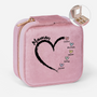 3044AFR1 petits coeurs de maman mamie boite a bijoux en velours_ personnalisee 3044aj8f5a