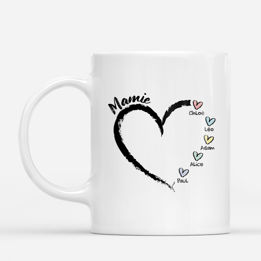 3044MFR1 petits coeurs damour mug personnalise maman mamie 3044m8m5a