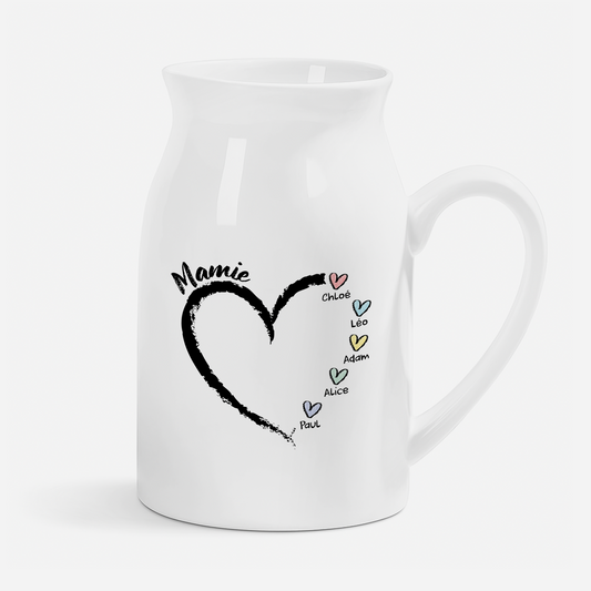 3044OFR1 petits coeurs damour vase personnalise maman mamie 3044o8f5a