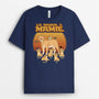 3085AFR1 la bande a mamie lion retro t shirt personnalise mamie