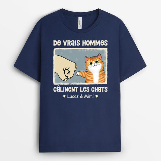 3092AFR2 les vrais hommes calinent des chats tee shirt avec des chats_603a7fbc 7769 4592 9020 a50f0fdb06ad