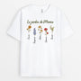 3097AFR1 le jardin de mamie retro t shirt personnalise mamie